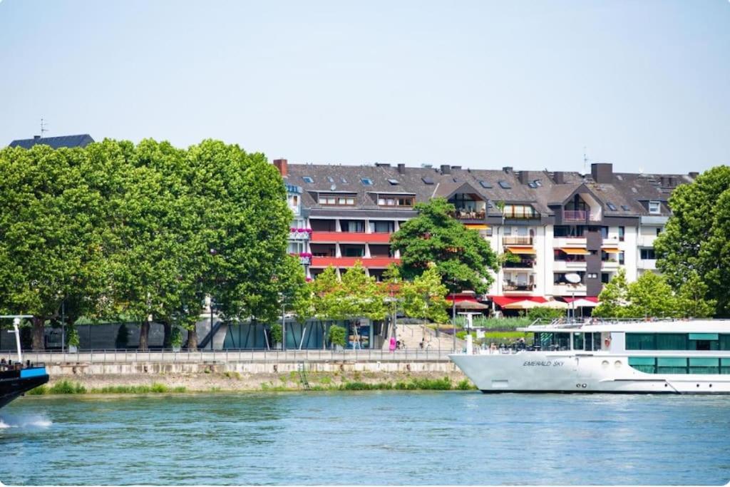 Apartment Mit Balkon Am Rhein Coblenza Esterno foto